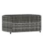 vidaXL Set de muebles de jardín 3 pzas y cojines ratán sintético gris vidaXL Set de muebles de jardín 3 pzas y cojines ratán sintético gris
