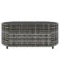 vidaXL Set de muebles de jardín 3 pzas y cojines ratán sintético gris vidaXL Set de muebles de jardín 3 pzas y cojines ratán sintético gris