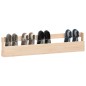 vidaXL Estantes para zapatos de pared 2 uds madera de pino 110x9x23 cm vidaXL Estantes para zapatos de pared 2 uds madera de pino 110x9x23 cm