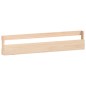 vidaXL Estantes para zapatos de pared 2 uds madera de pino 110x9x23 cm vidaXL Estantes para zapatos de pared 2 uds madera de pino 110x9x23 cm