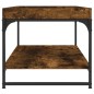 vidaXL Mesa de centro madera de ingeniería roble ahumado 100x49x45 cm vidaXL Mesa de centro madera de ingeniería roble ahumado 100x49x45 cm