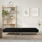 vidaXL Sofá cama de tela negro vidaXL Sofá cama de tela negro