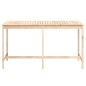 vidaXL Mesa de jardín madera maciza de pino 203,5x90x110 cm vidaXL Mesa de jardín madera maciza de pino 203,5x90x110 cm