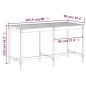 vidaXL Mesa de jardín madera maciza de pino 203,5x90x110 cm vidaXL Mesa de jardín madera maciza de pino 203,5x90x110 cm
