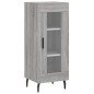 vidaXL Aparador madera de ingeniería gris Sonoma 34,5x34x90 cm vidaXL Aparador madera de ingeniería gris Sonoma 34,5x34x90 cm