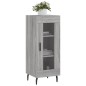 vidaXL Aparador madera de ingeniería gris Sonoma 34,5x34x90 cm vidaXL Aparador madera de ingeniería gris Sonoma 34,5x34x90 cm