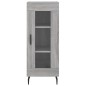 vidaXL Aparador madera de ingeniería gris Sonoma 34,5x34x90 cm vidaXL Aparador madera de ingeniería gris Sonoma 34,5x34x90 cm