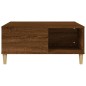 vidaXL Mesa de centro madera contrachapada roble marrón 80x80x36,5 cm vidaXL Mesa de centro madera contrachapada roble marrón 80x80x36,5 cm