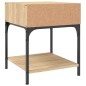 vidaXL Mesitas noche 2 uds madera ingeniería roble Sonoma 40x41x50 cm vidaXL Mesitas noche 2 uds madera ingeniería roble Sonoma 40x41x50 cm