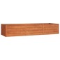 vidaXL Arriate oxidado de acero corten 240x80x45 cm vidaXL Arriate oxidado de acero corten 240x80x45 cm