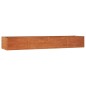 vidaXL Arriate oxidado de acero corten 320x80x45 cm vidaXL Arriate oxidado de acero corten 320x80x45 cm