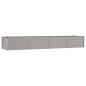vidaXL Arriate oxidado de acero corten 320x80x45 cm vidaXL Arriate oxidado de acero corten 320x80x45 cm