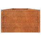 vidaXL Arriate oxidado de acero corten 320x80x45 cm vidaXL Arriate oxidado de acero corten 320x80x45 cm