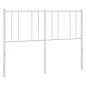 vidaXL Cabecero de metal blanco 160 cm vidaXL Cabecero de metal blanco 160 cm