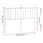 vidaXL Cabecero de metal blanco 160 cm vidaXL Cabecero de metal blanco 160 cm