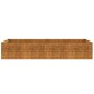 vidaXL Jardinera acero corten 194x50x36 cm vidaXL Jardinera acero corten 194x50x36 cm