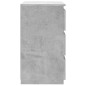 vidaXL Mesitas de noche 2 uds contrachapada gris hormigón 40x35x62,5cm vidaXL Mesitas de noche 2 uds contrachapada gris hormigón 40x35x62,5cm