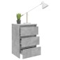vidaXL Mesitas de noche 2 uds contrachapada gris hormigón 40x35x62,5cm vidaXL Mesitas de noche 2 uds contrachapada gris hormigón 40x35x62,5cm