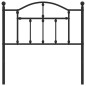 vidaXL Cabecero de metal negro 90 cm vidaXL Cabecero de metal negro 90 cm