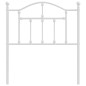 vidaXL Cabecero de metal blanco 80 cm vidaXL Cabecero de metal blanco 80 cm