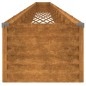 vidaXL Jardinera acero corten 1152x50x36 cm vidaXL Jardinera acero corten 1152x50x36 cm