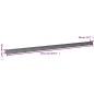 vidaXL Jardinera acero corten 1152x50x36 cm vidaXL Jardinera acero corten 1152x50x36 cm