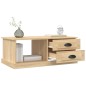 vidaXL Mesa de centro madera contrachapada roble Sonoma 90x50x35 cm