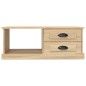 vidaXL Mesa de centro madera contrachapada roble Sonoma 90x50x35 cm