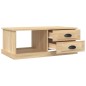 vidaXL Mesa de centro madera contrachapada roble Sonoma 90x50x35 cm
