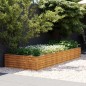 vidaXL Jardinera acero corten 291x100x36 cm vidaXL Jardinera acero corten 291x100x36 cm