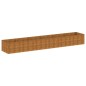 vidaXL Jardinera acero corten 578x100x69 cm vidaXL Jardinera acero corten 578x100x69 cm