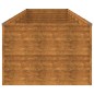 vidaXL Jardinera acero corten 578x100x69 cm vidaXL Jardinera acero corten 578x100x69 cm