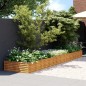 vidaXL Jardinera acero corten 482x100x36 cm