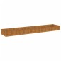 vidaXL Jardinera acero corten 482x100x36 cm