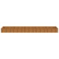 vidaXL Jardinera acero corten 482x100x36 cm