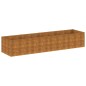 vidaXL Jardinera acero corten 386x100x69 cm vidaXL Jardinera acero corten 386x100x69 cm