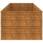 vidaXL Jardinera acero corten 386x100x69 cm vidaXL Jardinera acero corten 386x100x69 cm