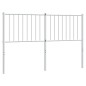 vidaXL Cabecero de metal blanco 135 cm vidaXL Cabecero de metal blanco 135 cm