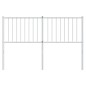 vidaXL Cabecero de metal blanco 135 cm vidaXL Cabecero de metal blanco 135 cm