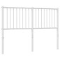 vidaXL Cabecero de metal blanco 135 cm vidaXL Cabecero de metal blanco 135 cm
