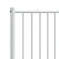vidaXL Cabecero de metal blanco 135 cm vidaXL Cabecero de metal blanco 135 cm
