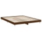 vidaXL Estructura de cama madera contrachapada marrón roble 120x200 cm vidaXL Estructura de cama madera contrachapada marrón roble 120x200 cm