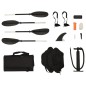 vidaXL Kayak inflable poliéster negro 424x81x31 cm vidaXL Kayak inflable poliéster negro 424x81x31 cm