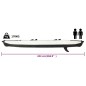 vidaXL Kayak inflable poliéster negro 424x81x31 cm vidaXL Kayak inflable poliéster negro 424x81x31 cm