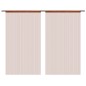 vidaXL Cortinas de flecos 2 piezas 140x250 cm marrón vidaXL Cortinas de flecos 2 piezas 140x250 cm marrón