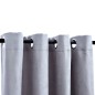 vidaXL Cortinas opacas con anillas de metal 2 pzs gris 140x175 cm vidaXL Cortinas opacas con anillas de metal 2 pzs gris 140x175 cm