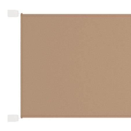 vidaXL Toldo vertical tela oxford gris taupé 60x270 cm