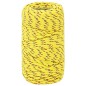 vidaXL Cuerda de barco polipropileno amarillo 2 mm 25 m vidaXL Cuerda de barco polipropileno amarillo 2 mm 25 m