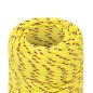 vidaXL Cuerda de barco polipropileno amarillo 2 mm 25 m vidaXL Cuerda de barco polipropileno amarillo 2 mm 25 m