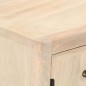 vidaXL Mesa de centro de madera maciza de mango 90x45x40cm